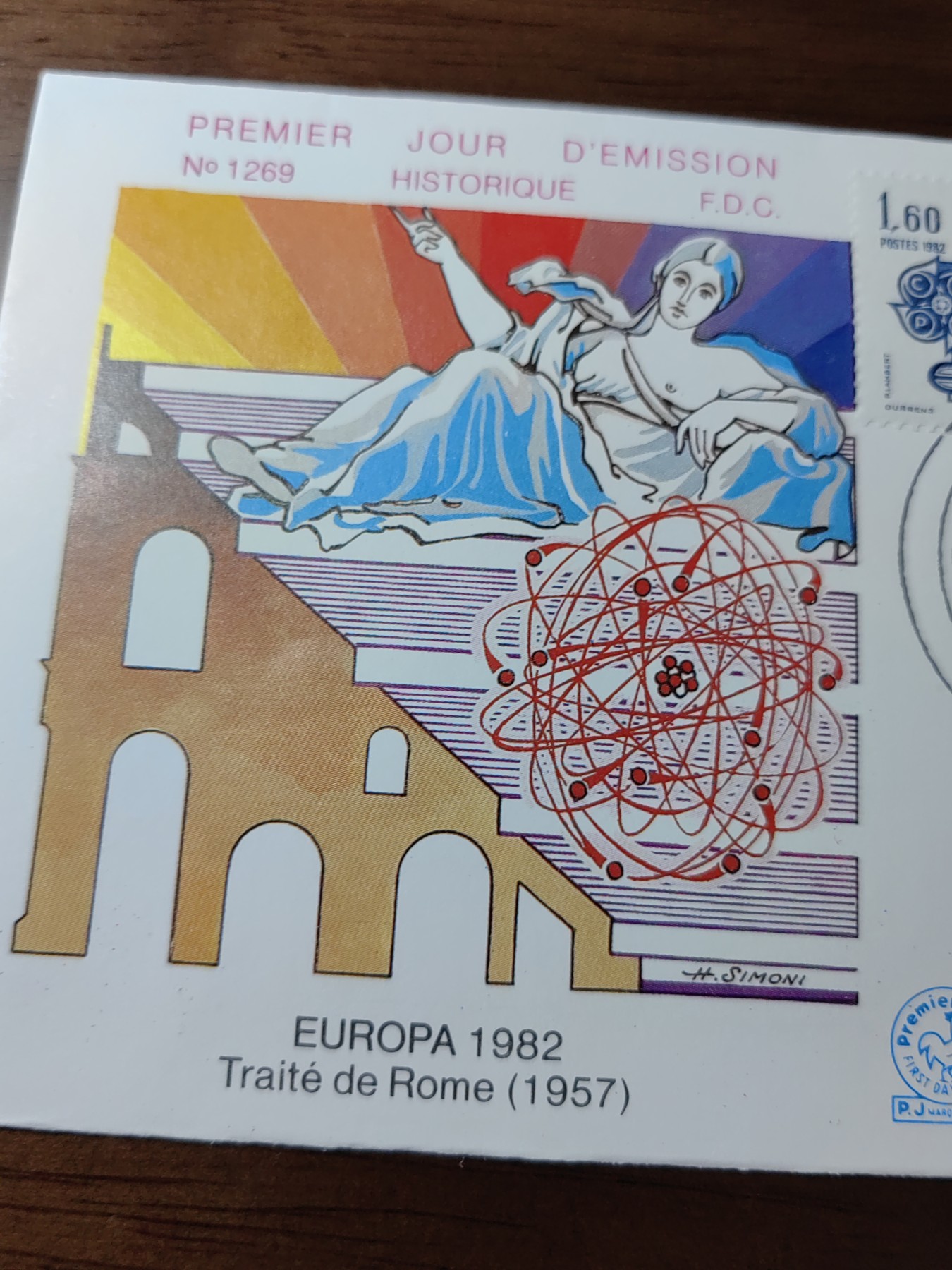 精选邮品专场（秒杀）第①⑨场 法国1982  罗马条约 凡尔登条约