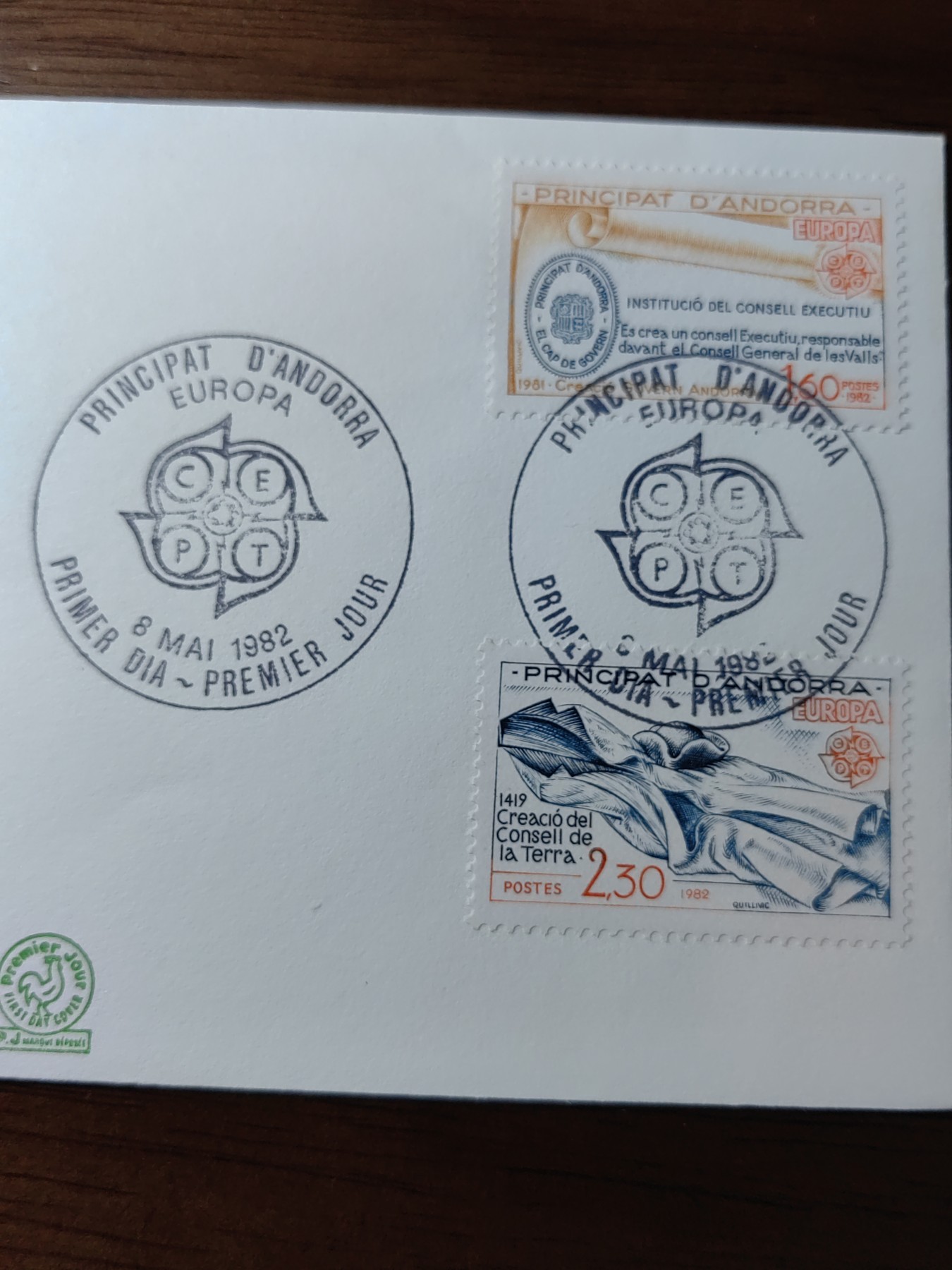 精选邮品专场（秒杀）第①⑨场 法属安道尔1982 欧罗巴 历史事件