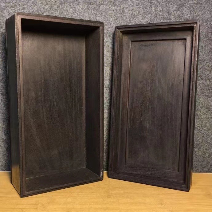 紫檀木盒子牛毛纹清晰， 紫檀木盒子牛毛纹清晰，