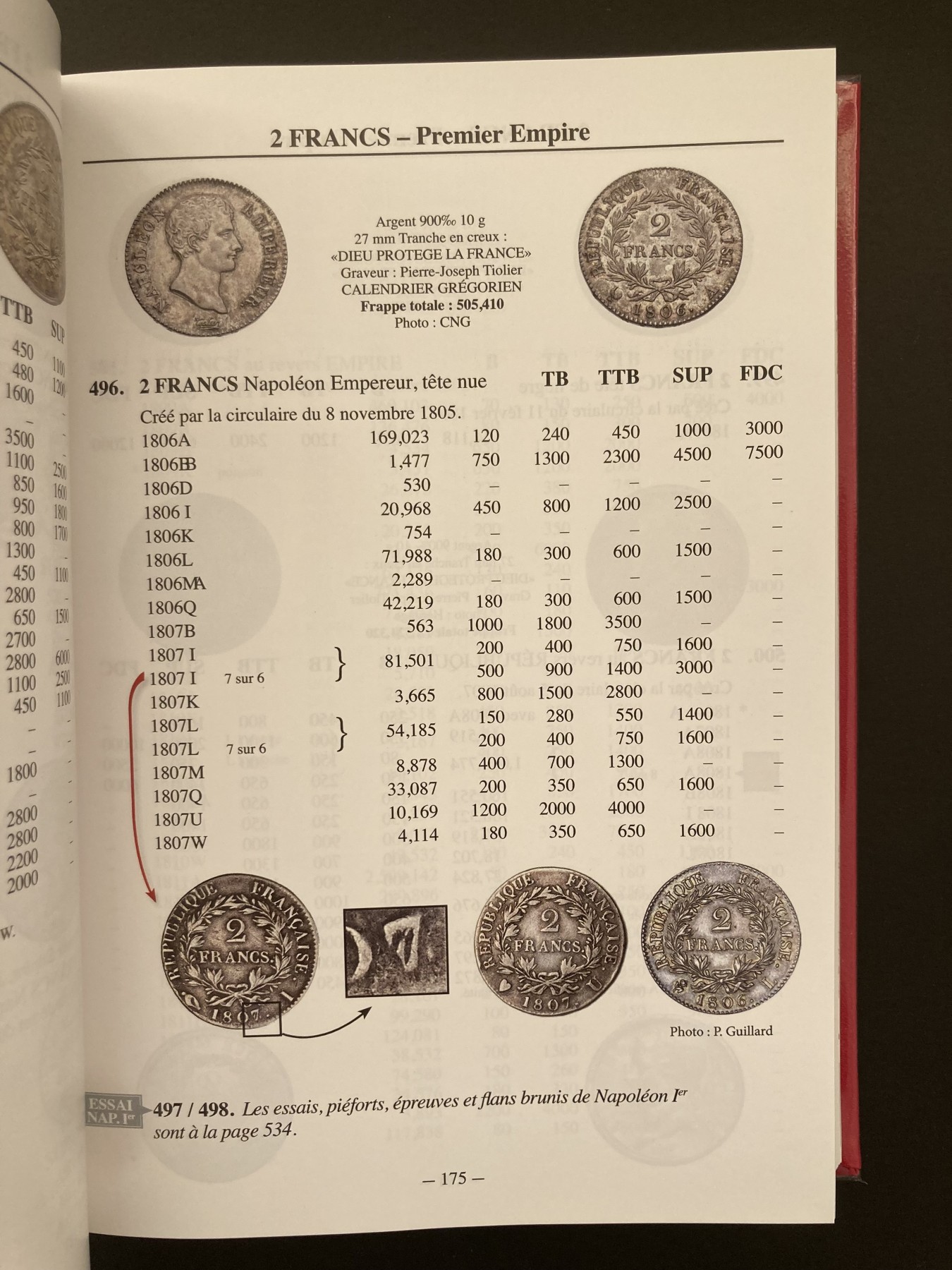 法国1789-2019硬币目录，外面包了一层我自己做的透明书套