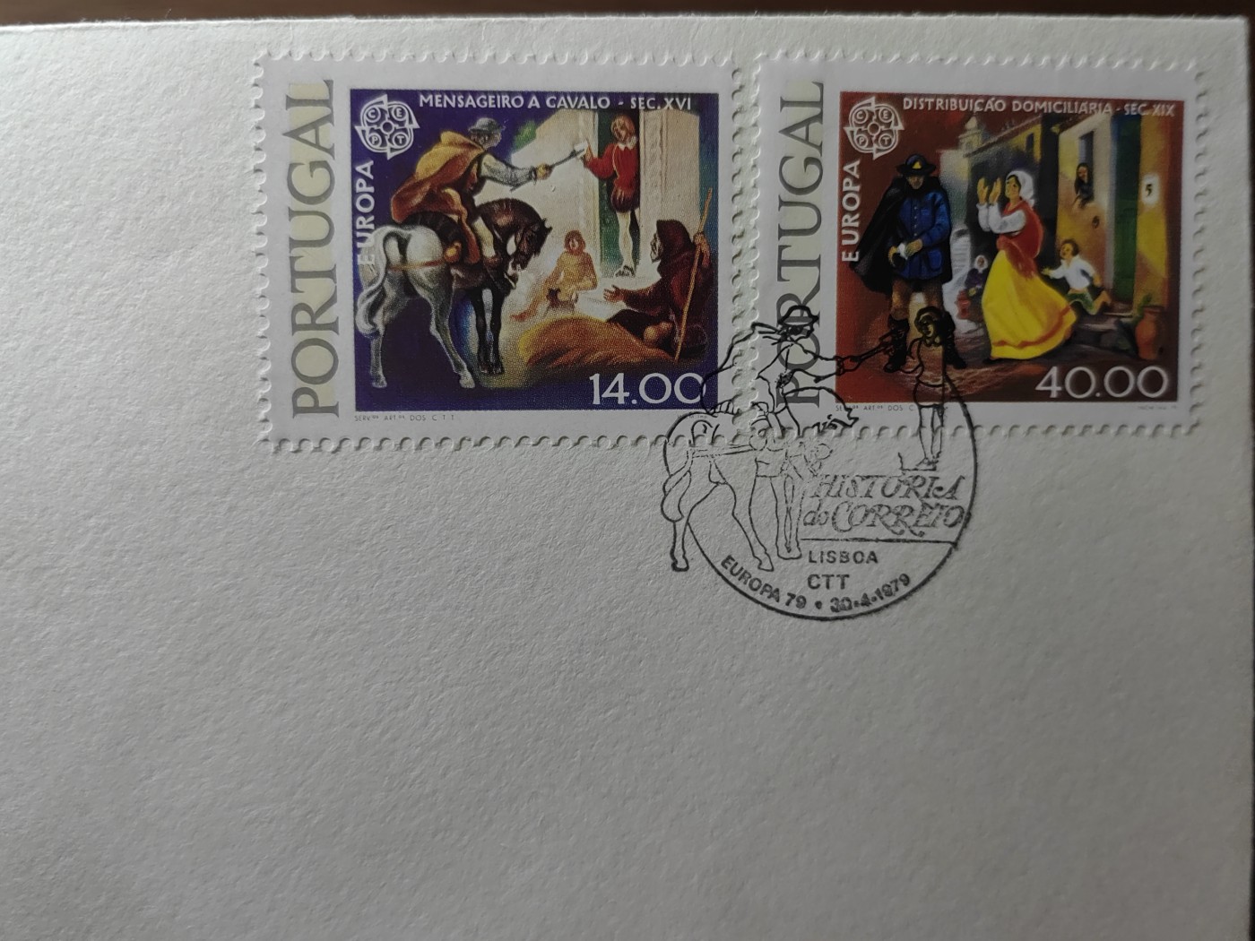 精选邮品专场（秒杀）第①⑨场 葡萄牙1979 16世纪和19世纪邮递员