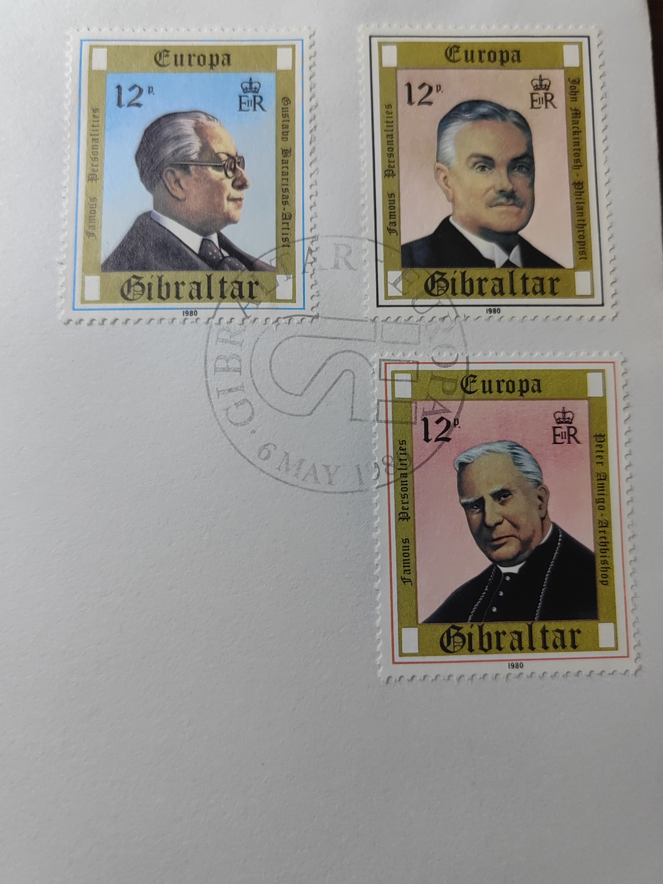 精选邮品专场（秒杀）第①⑨场 直布罗陀1980年 艺术家