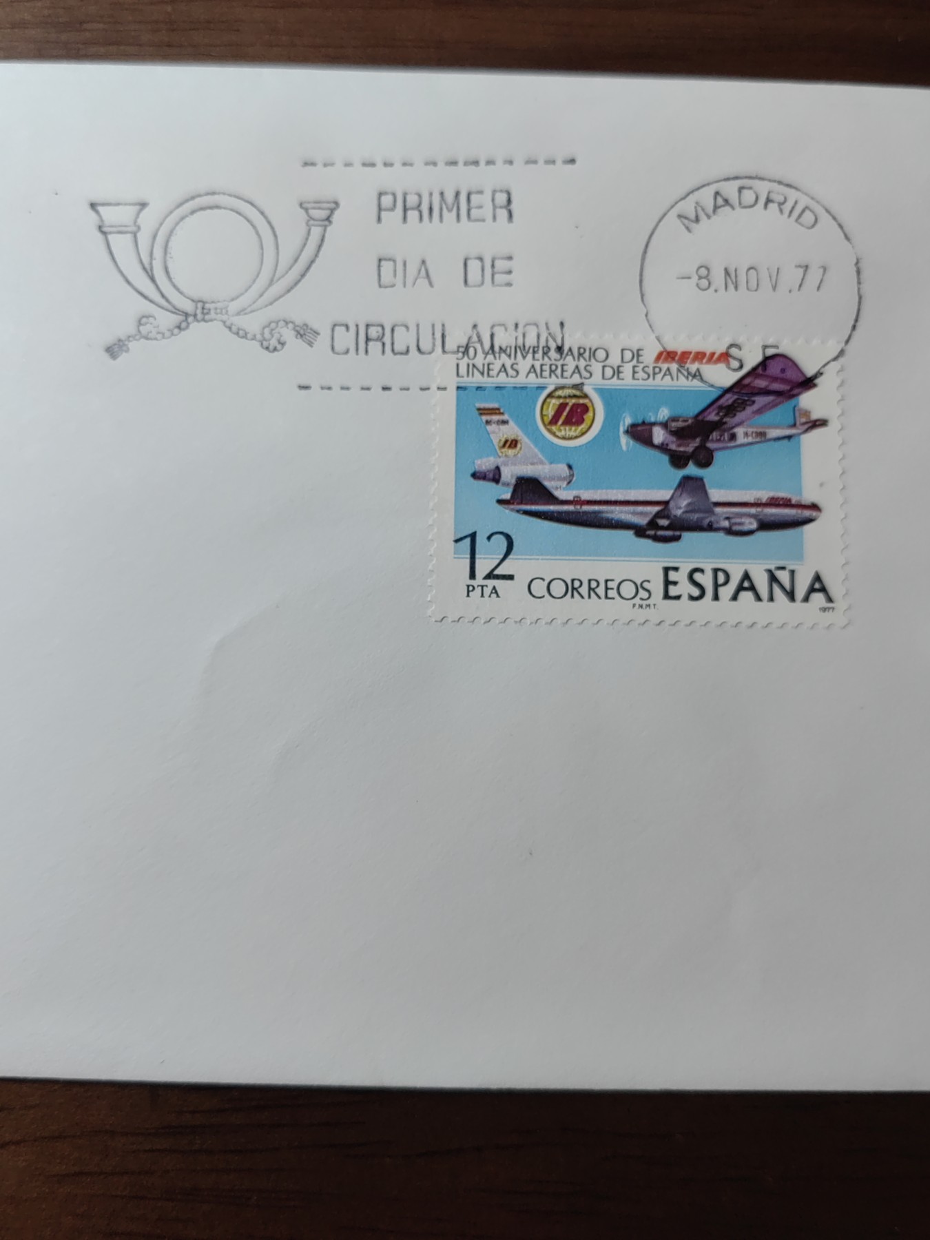 精选邮品专场（秒杀）第①⑨场 西班牙1977 航空协会成立50周年