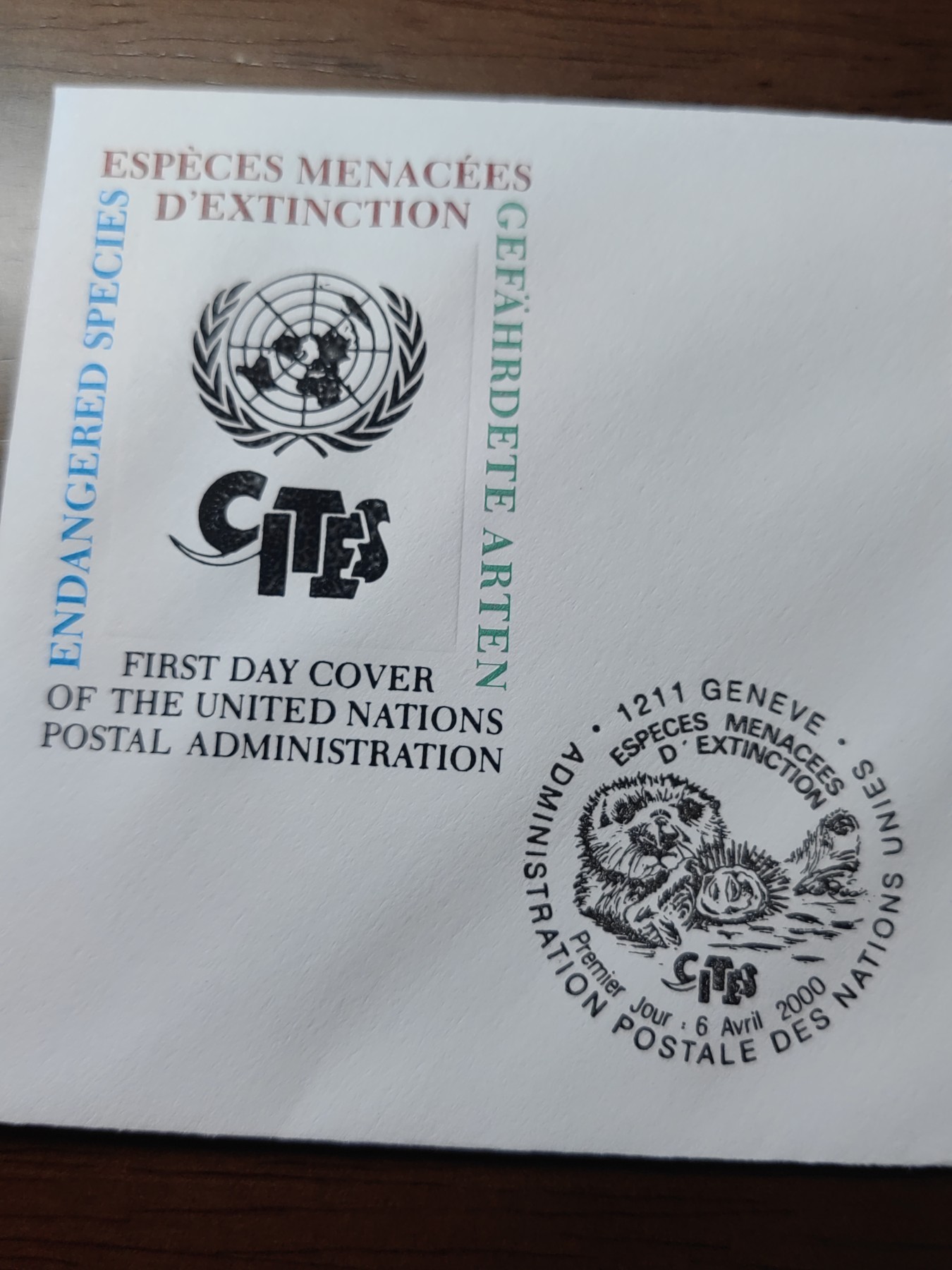 精选邮品专场（秒杀）第①⑨场 联合国日内瓦2000年 保护濒危动植物
