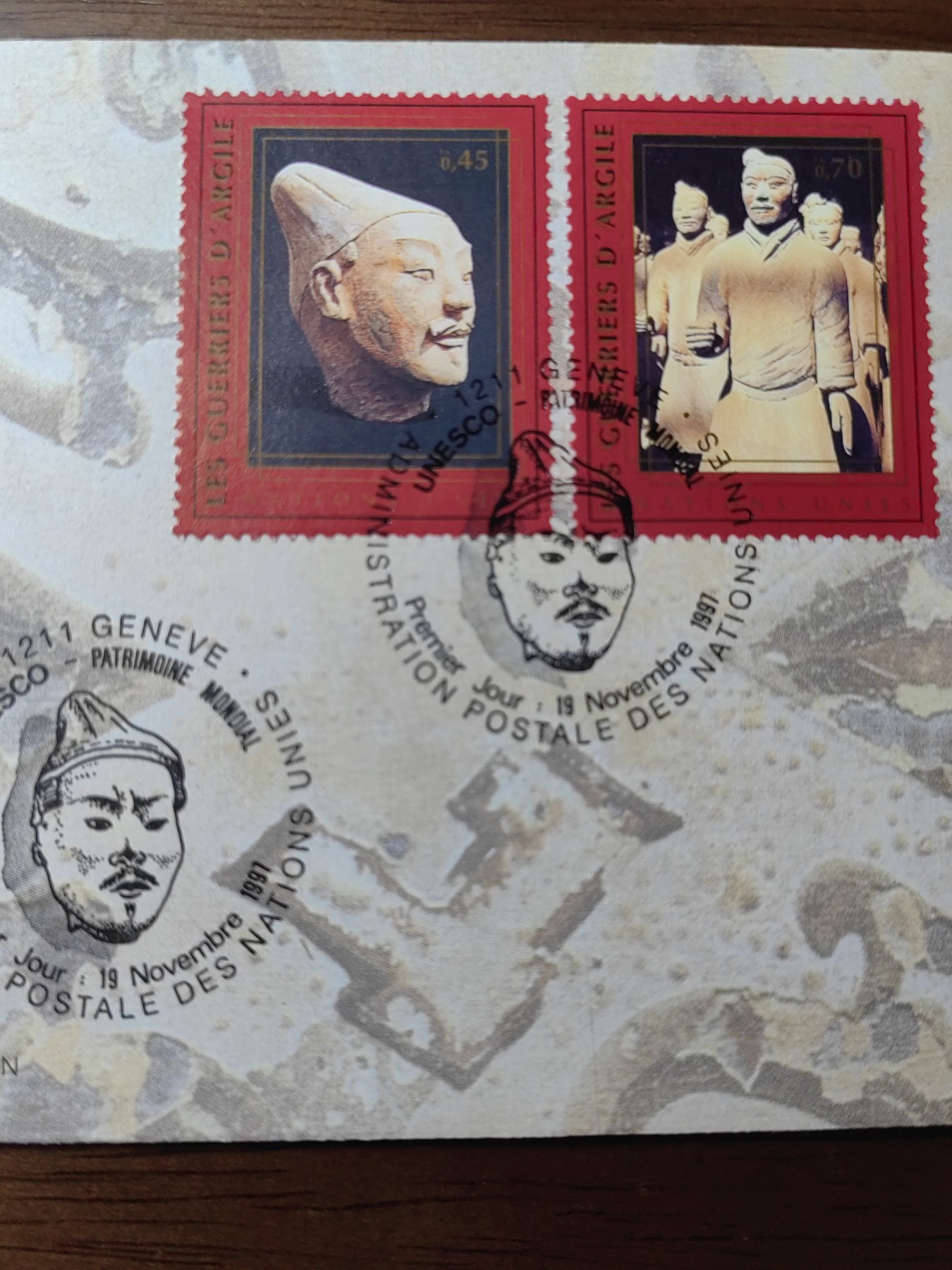 精选邮品专场（秒杀）第①⑨场 联合国1997 中国兵马俑首日封