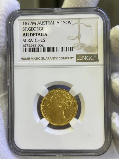 大中华拍卖第725期 - 1877英国维多利亚马剑金币