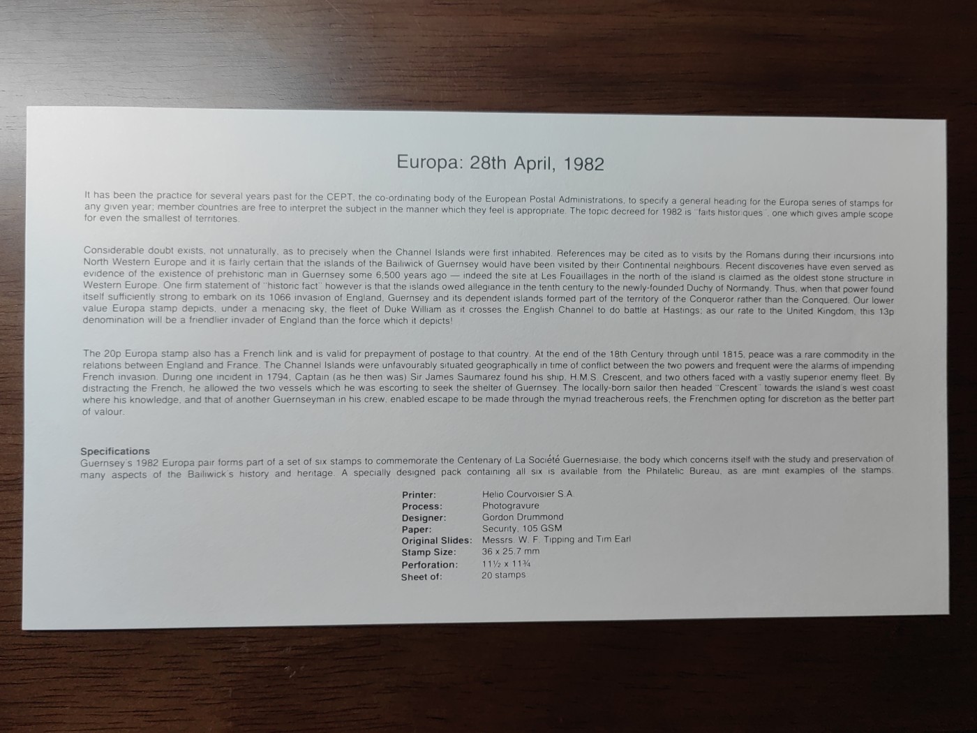 精选邮品专场（秒杀）第①⑨场 根西岛1982 历代帆船2全