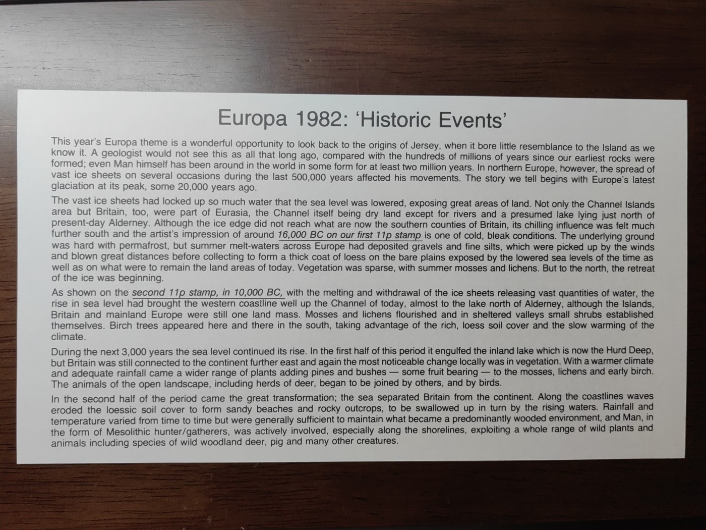 精选邮品专场（秒杀）第①⑨场 泽西岛1982年 航天鸟瞰地理地貌地形图4全