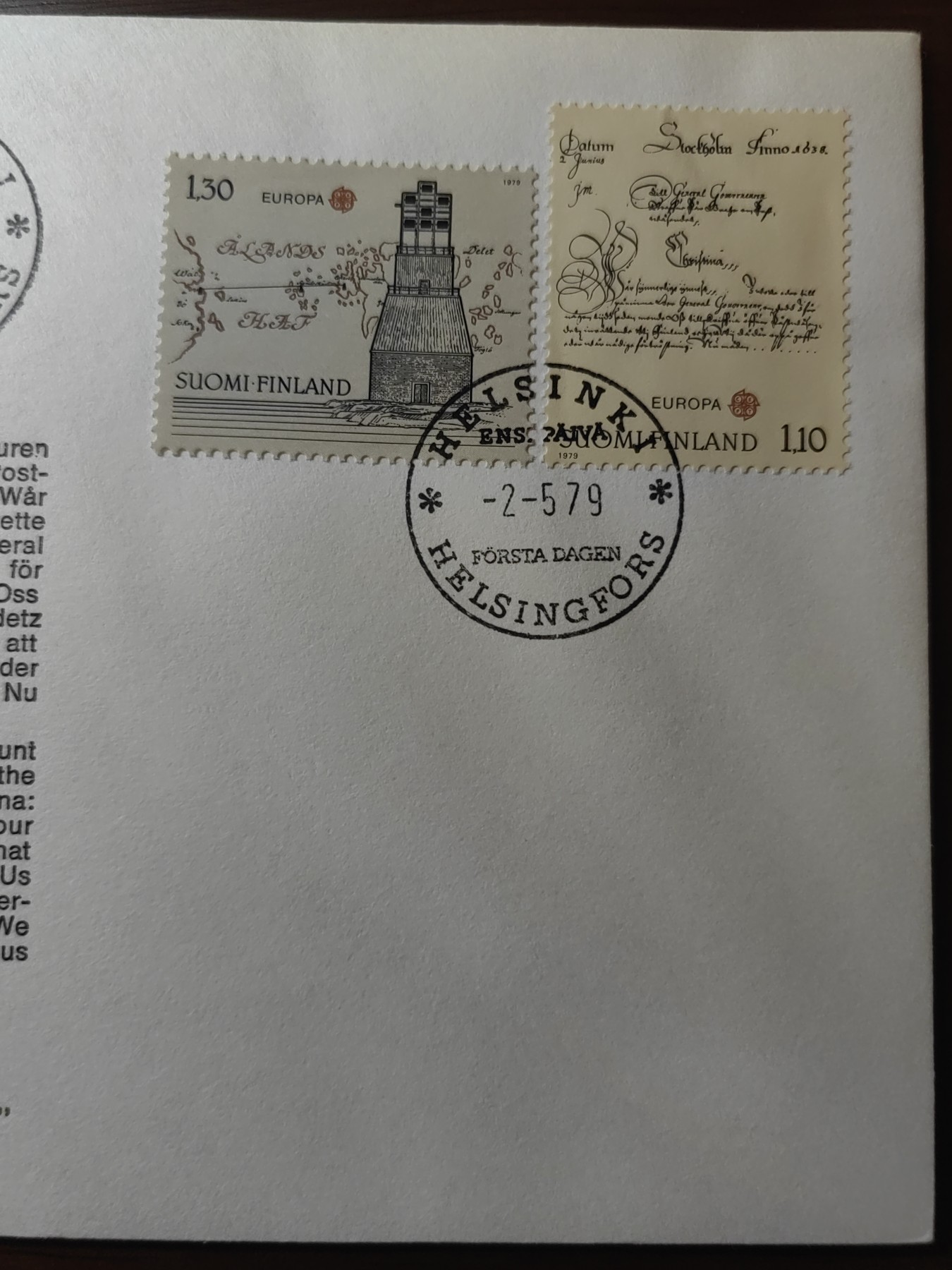 精选邮品专场（秒杀）第①⑨场 芬兰1979年 德邮小店