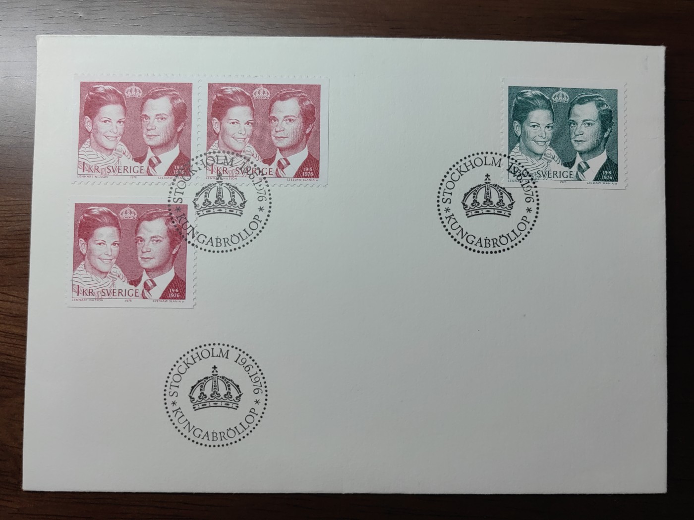 精选邮品专场（秒杀）第①⑨场 瑞典1976年国王古斯塔夫十六世大婚纪念