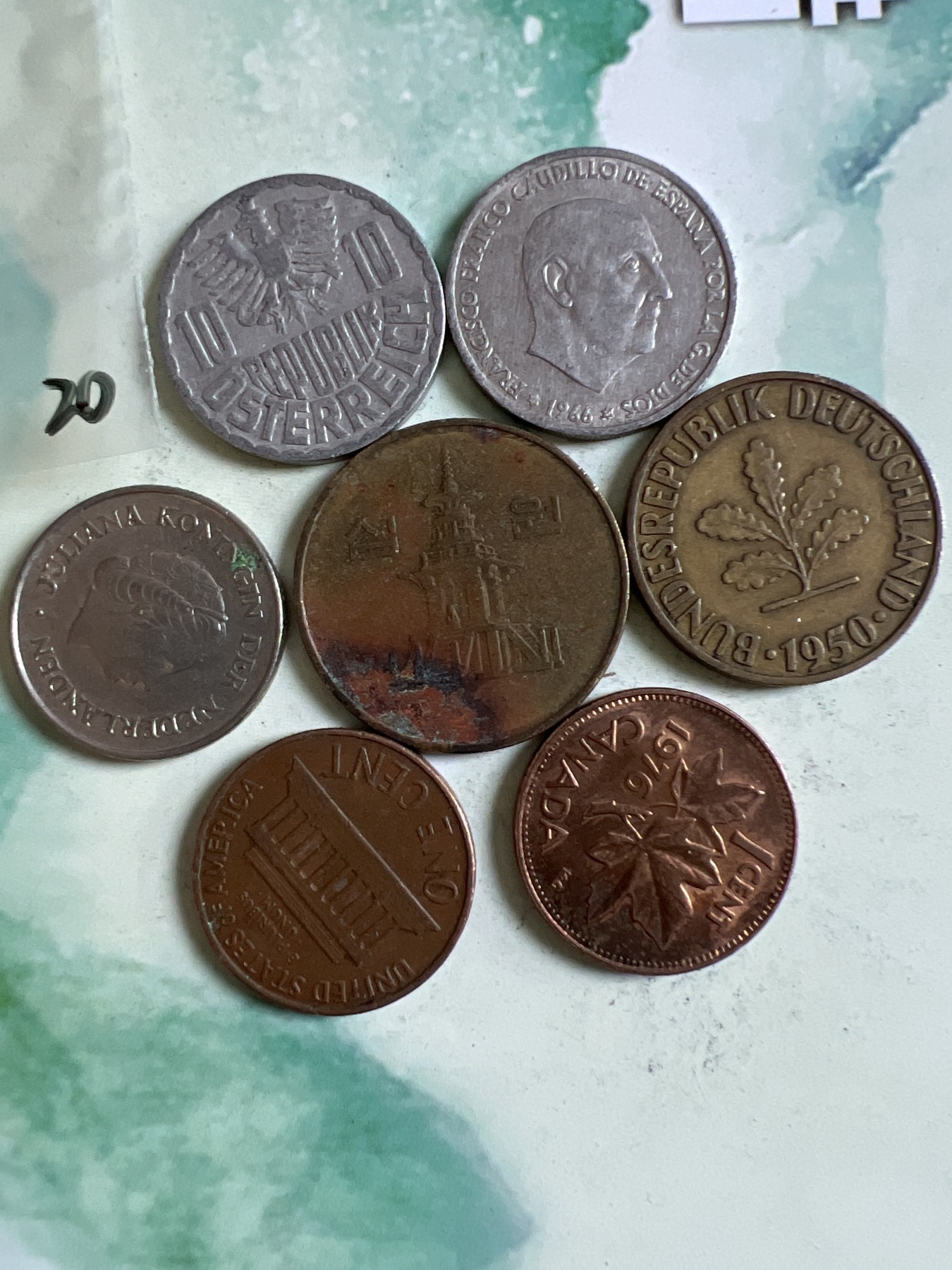 第449期 硬币专场 （无押金，捡漏，全场20包邮，偏远地区除外，接收代拍业务） 硬币七枚20