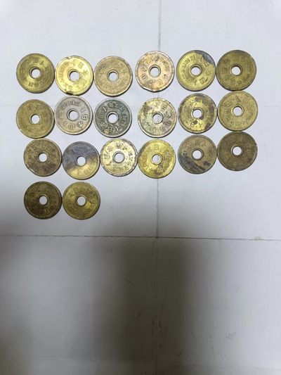 【20231104】非全新硬币第三场 - 日本硬币昭和年代20枚，品如图