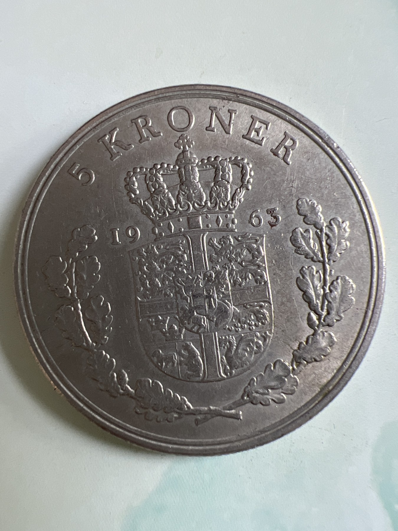 第449期 硬币专场 （无押金，捡漏，全场20包邮，偏远地区除外，接收代拍业务） 丹麦5克朗