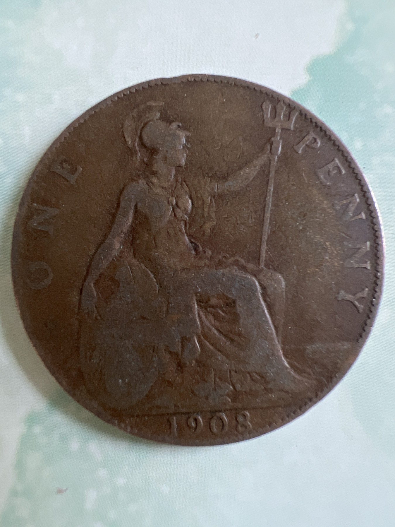 第451期 硬币专场 （无押金，捡漏，全场20包邮，偏远地区除外，接收代拍业务） 乔五一便士1908年