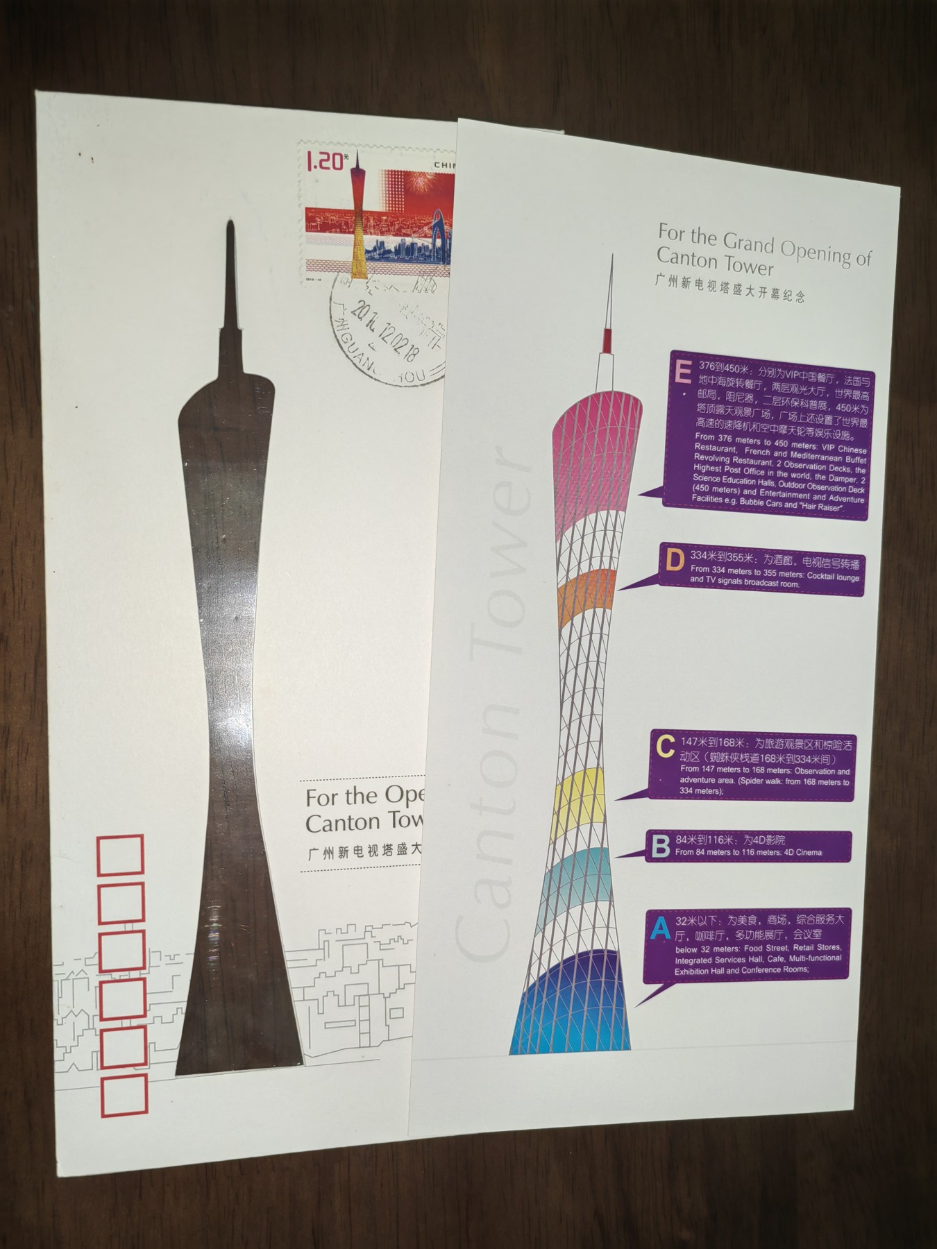 中国精选邮品专场（秒杀）第⑳场 2010广州新电视塔盛大开幕纪念 