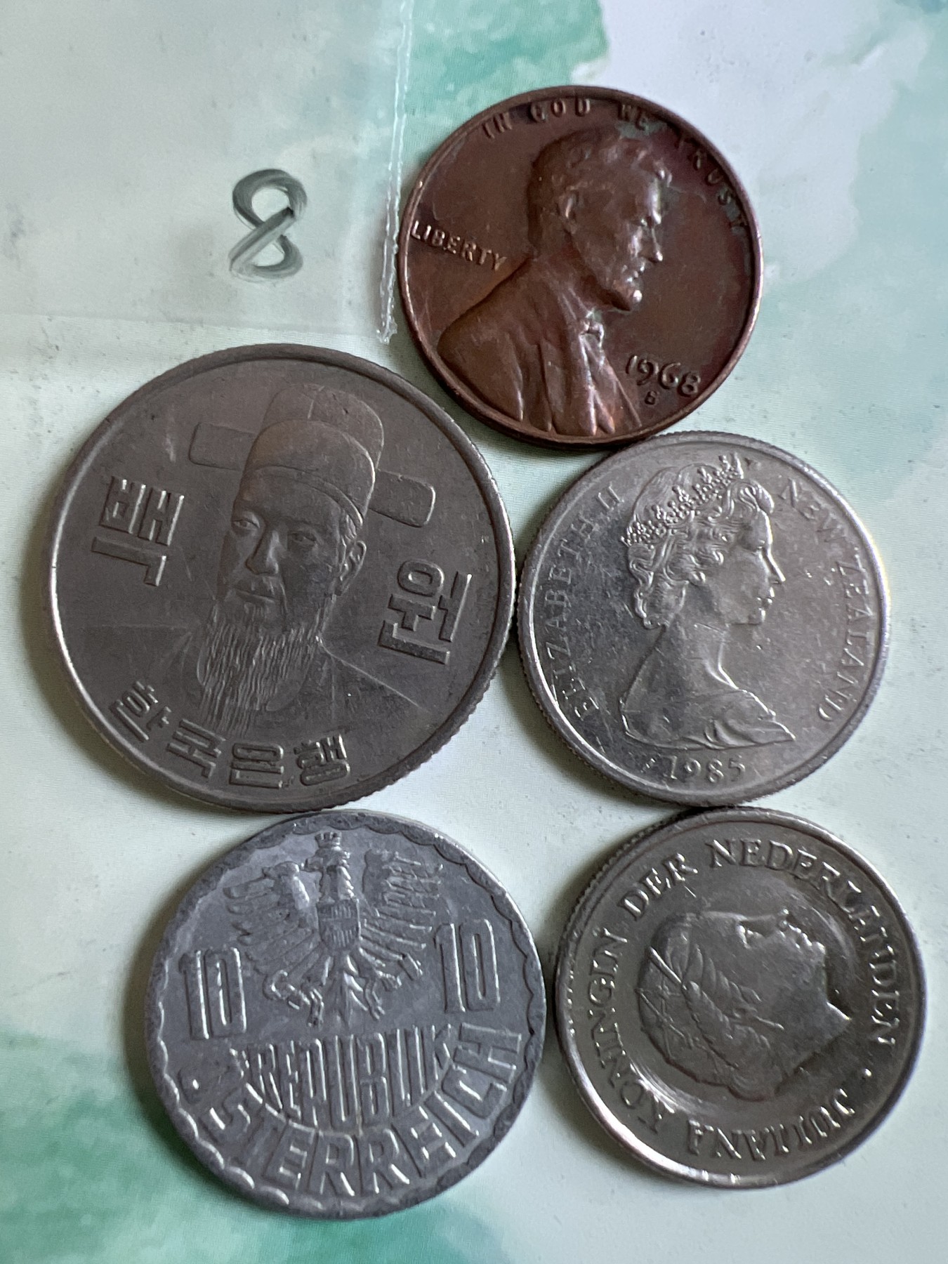 第449期 硬币专场 （无押金，捡漏，全场20包邮，偏远地区除外，接收代拍业务） 硬币五枚8