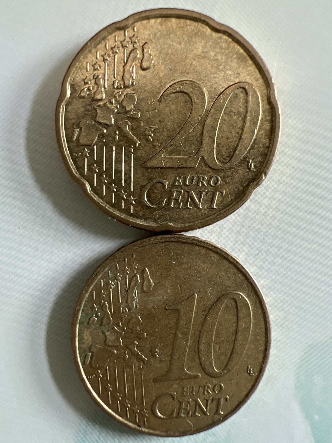 第448期 硬币专场 （无押金，捡漏，全场20包邮，偏远地区除外，接收代拍业务） 比利时欧分两枚