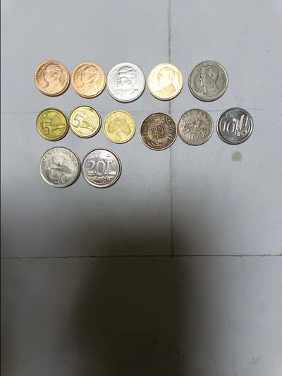 【20231104】非全新硬币第三场 - 泰国和新加坡硬币共13枚，品如图