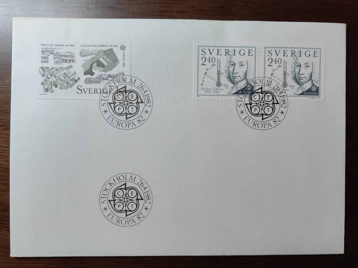 外国精选邮品专场（秒杀）第②①场 瑞典1982年 物理学家安德斯·摄尔修斯