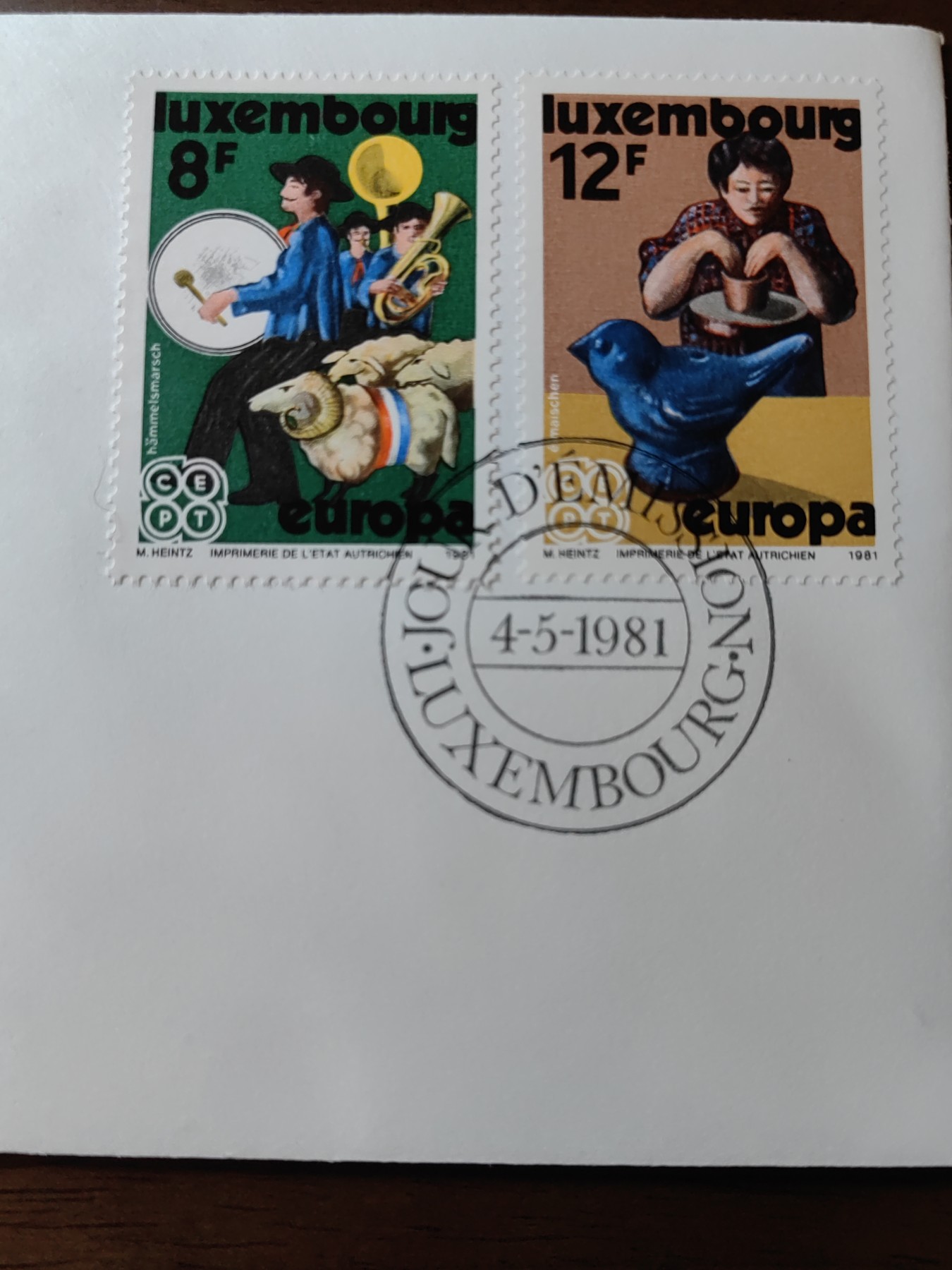 外国精选邮品专场（秒杀）第②①场 卢森堡 1981 绵羊游行 鸟形哨