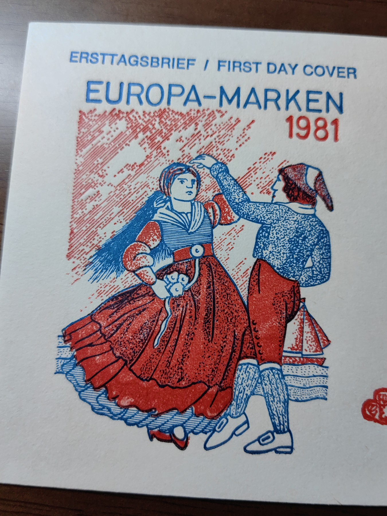 外国精选邮品专场（秒杀）第②①场 西德1981年 民族舞蹈服饰2全 