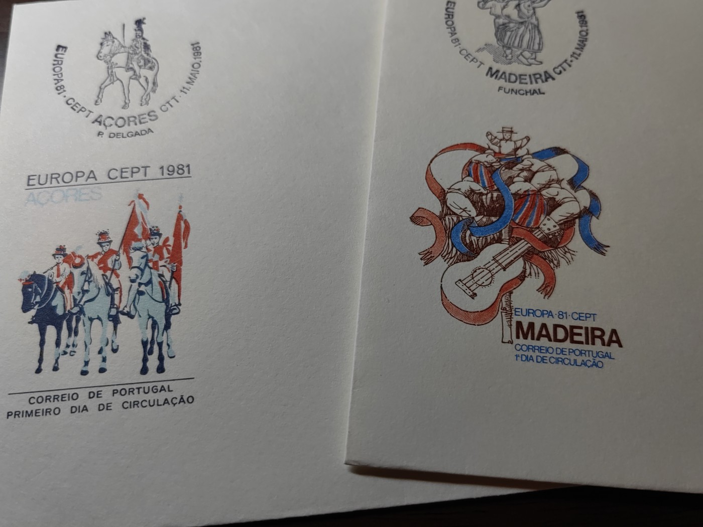 外国精选邮品专场（秒杀）第②①场 葡属亚速尔、马德拉1981年民族节日，舞蹈、骑马