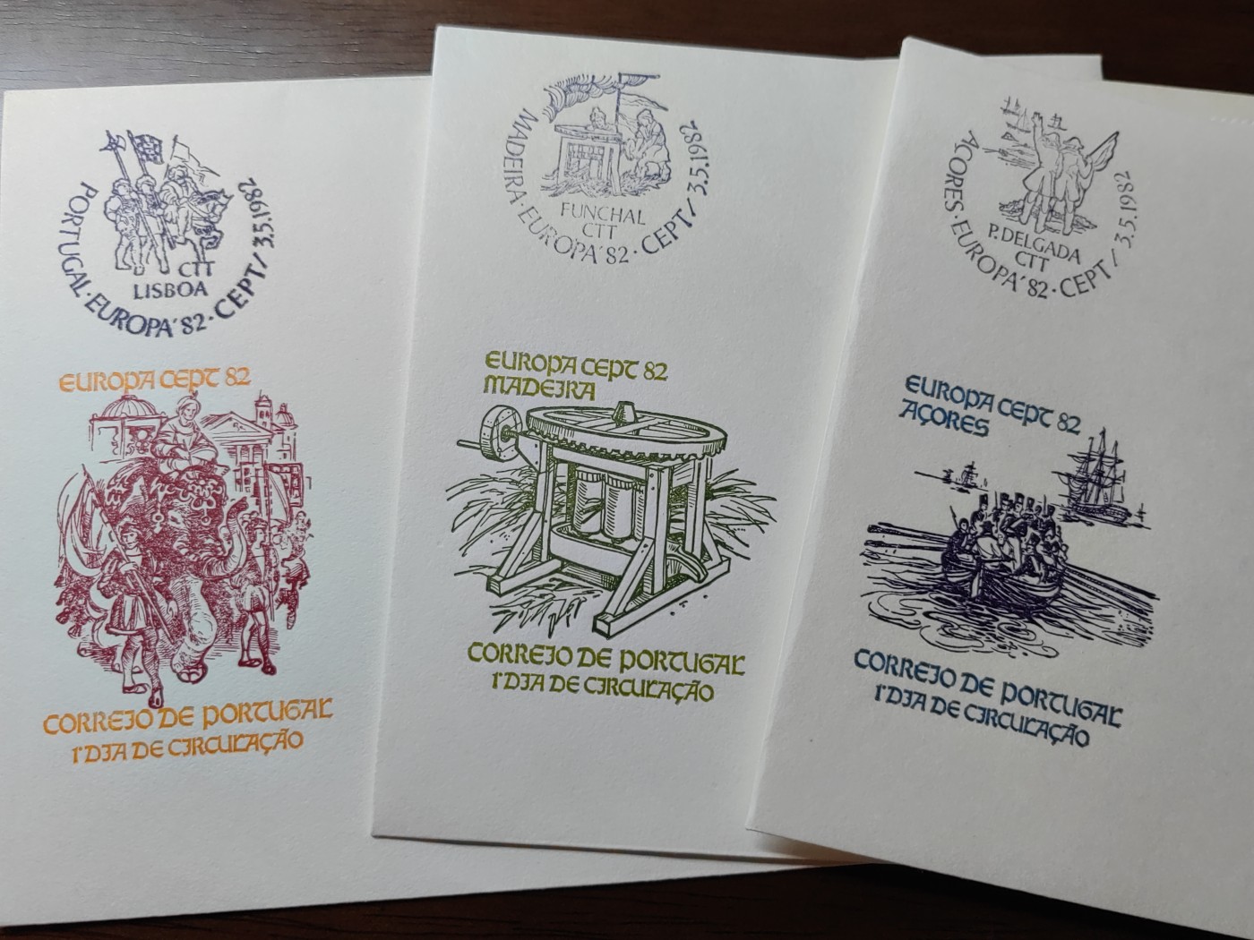 外国精选邮品专场（秒杀）第②①场 葡萄牙1982年 曼努埃尔拜羯利奥教皇