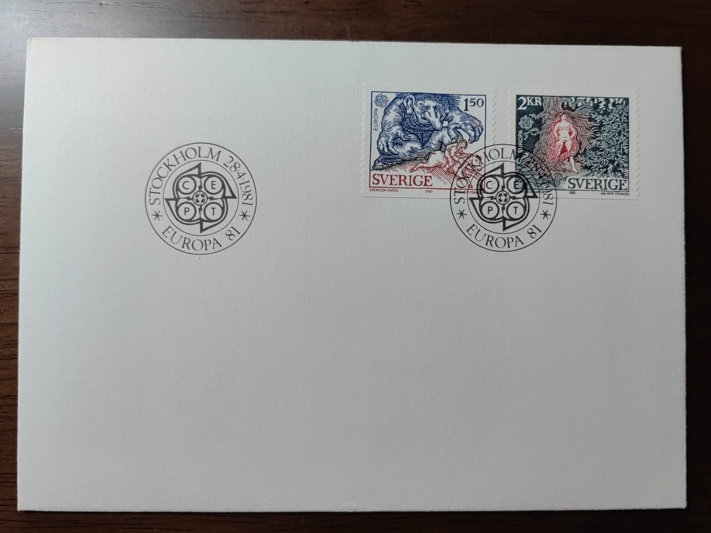 外国精选邮品专场（秒杀）第②①场 瑞典 神话传说（1981）2全