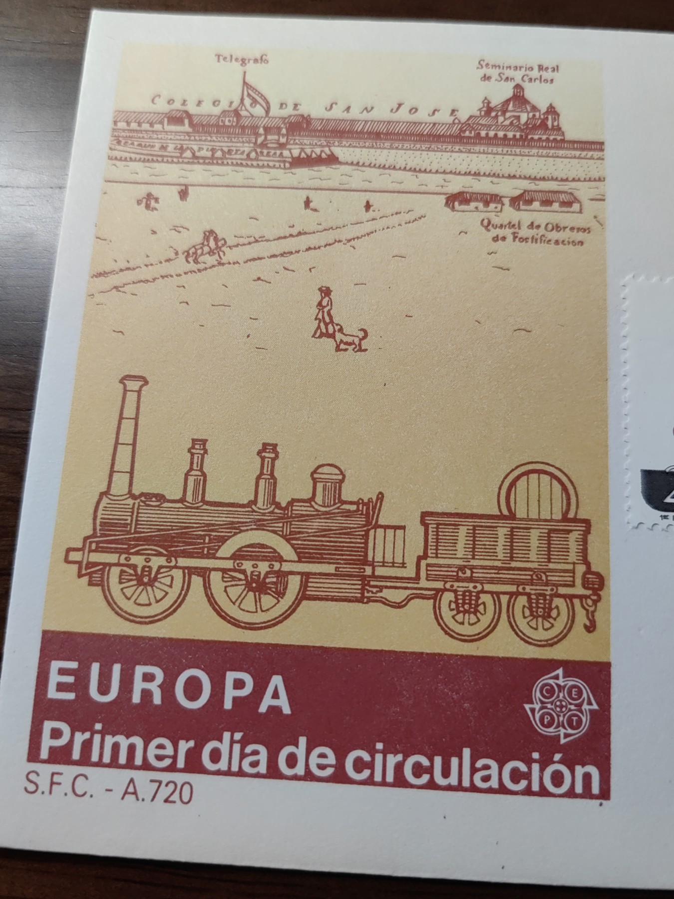 外国精选邮品专场（秒杀）第②①场 西班牙1988，邮政设施 火车 电报