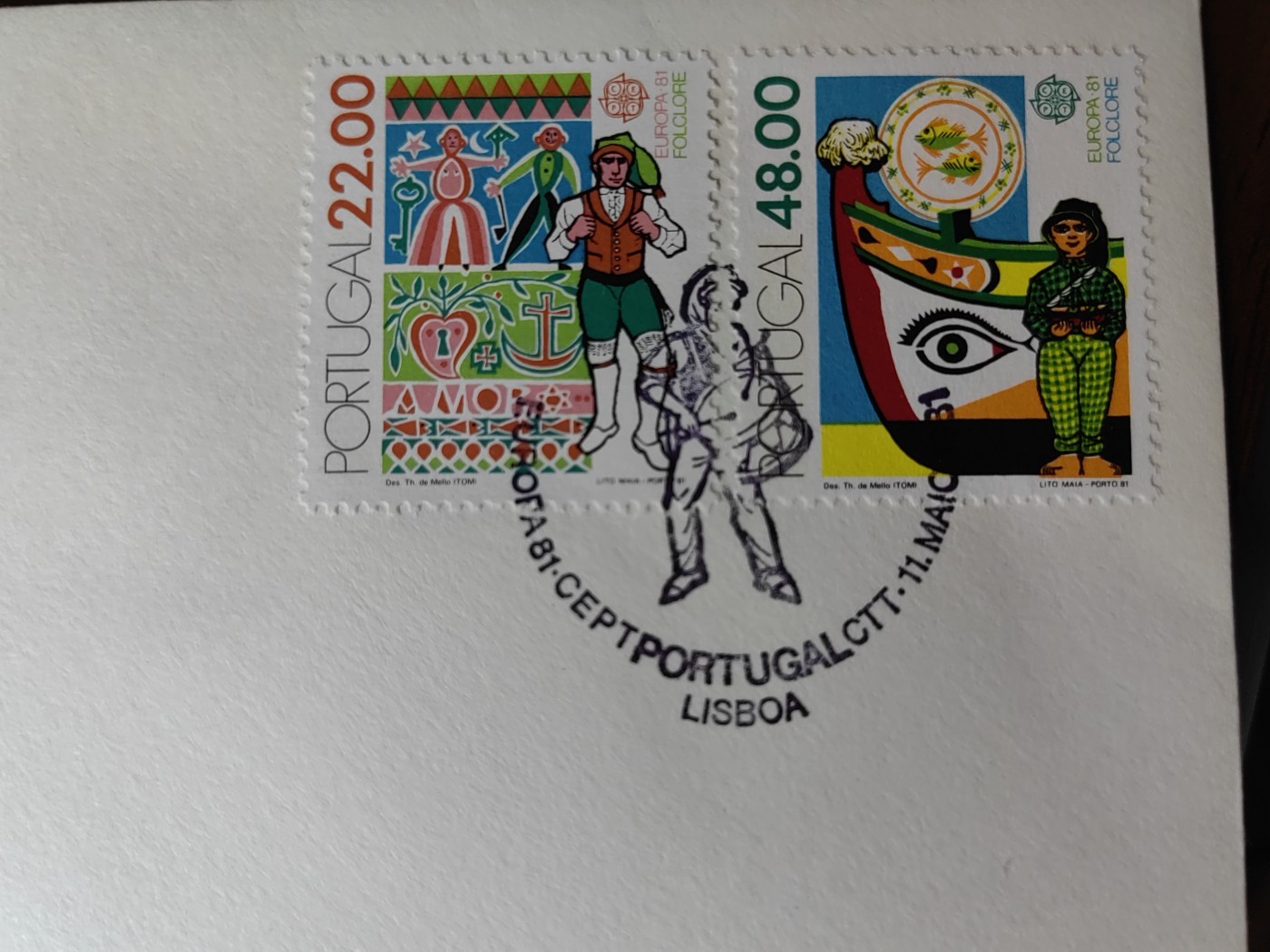 外国精选邮品专场（秒杀）第②①场 葡萄牙1981年 民俗服饰