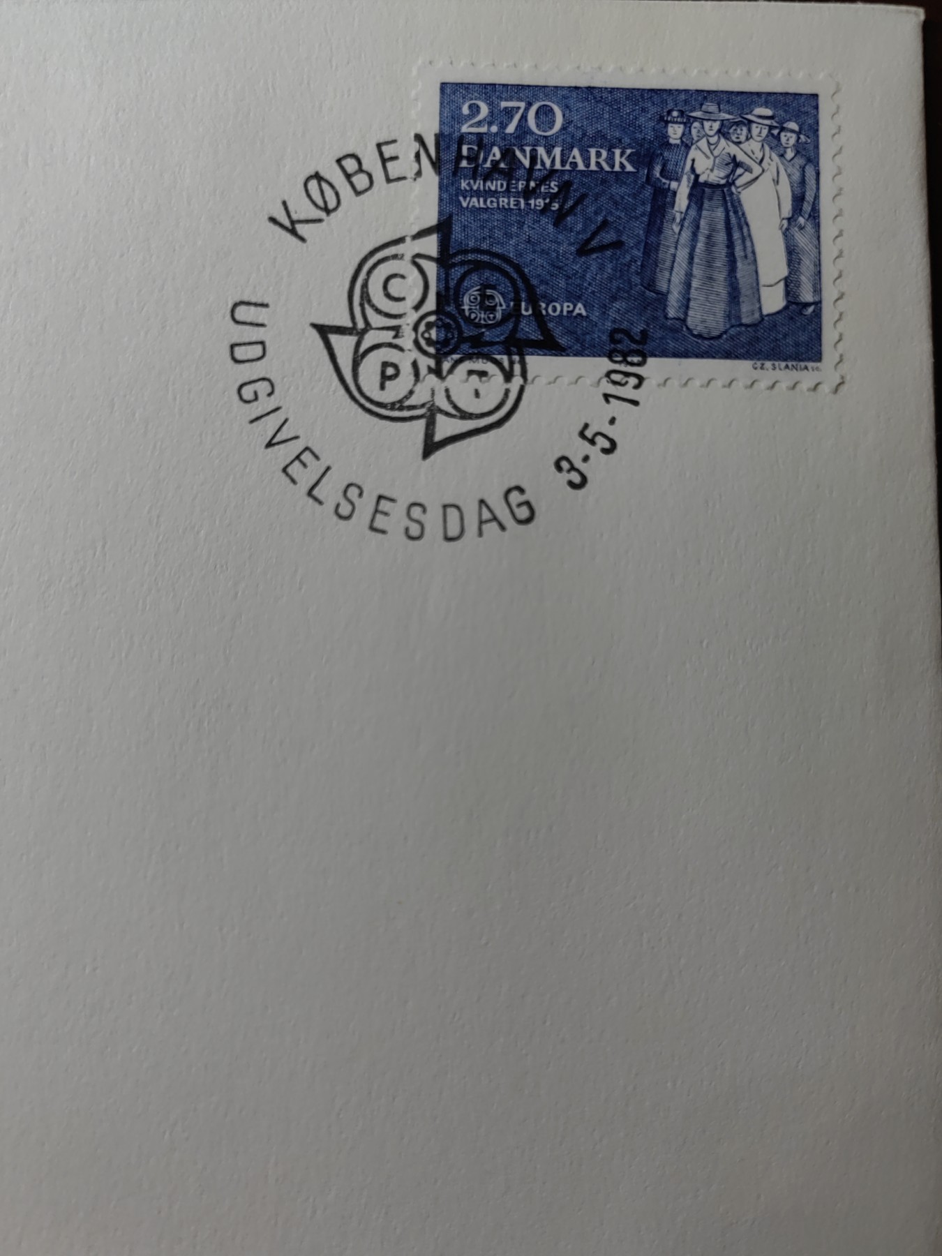 外国精选邮品专场（秒杀）第②①场 丹麦1982年  妇女维权