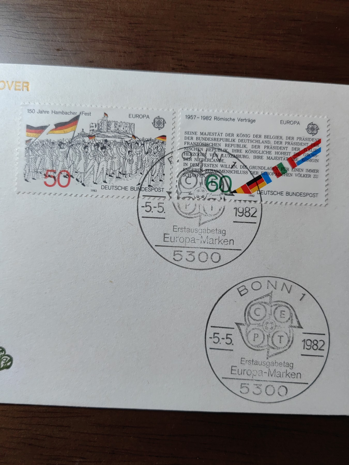 外国精选邮品专场（秒杀）第②①场 联邦德国1982 罗马条约签订25年 2全