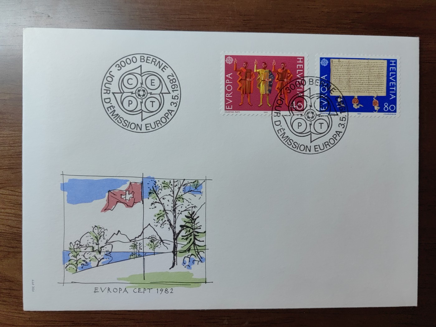 外国精选邮品专场（秒杀）第②①场 瑞士1982年 宣誓 永存同盟条约2全