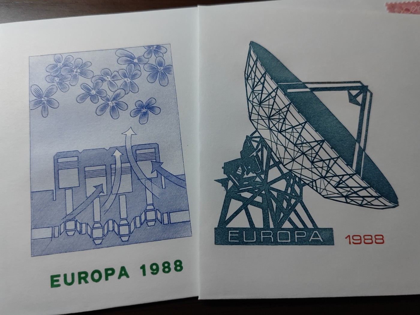 外国精选邮品专场（秒杀）第②①场 比利时1988年 交通与通讯 雷达 2全