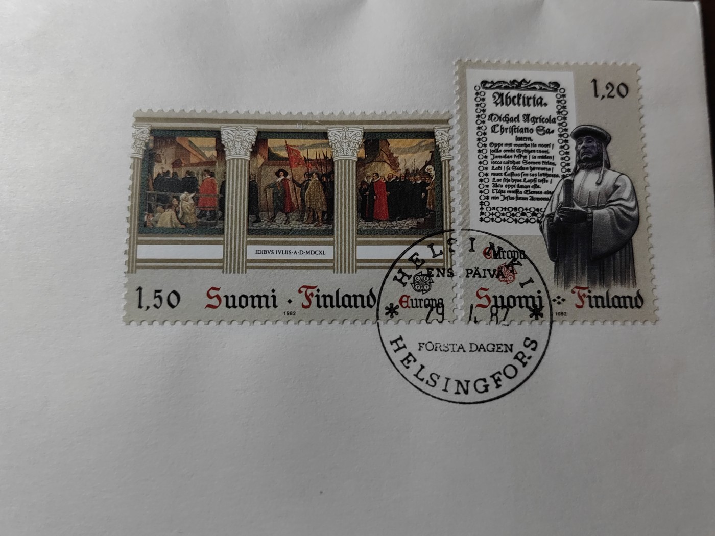 外国精选邮品专场（秒杀）第②①场 芬兰1982 为人类社会做出的杰出贡献