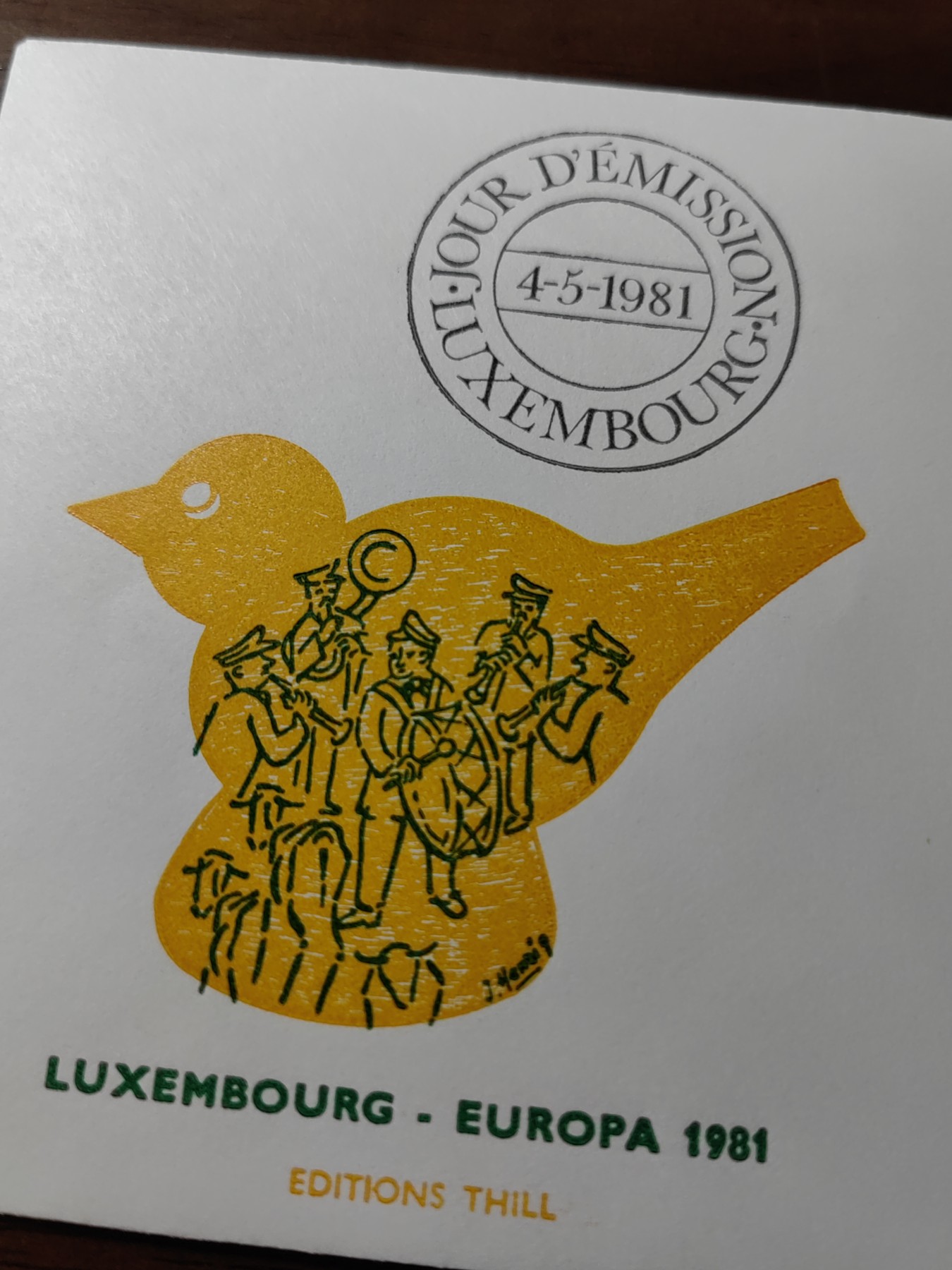 外国精选邮品专场（秒杀）第②①场 卢森堡 1981 绵羊游行 鸟形哨