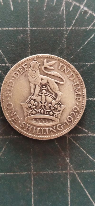 外国硬币初藏散币银币第8场 - 英国一先令银币1929年