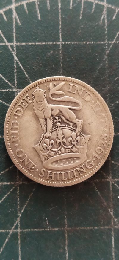 外国硬币初藏散币银币第8场 - 英国一先令银币1928年
