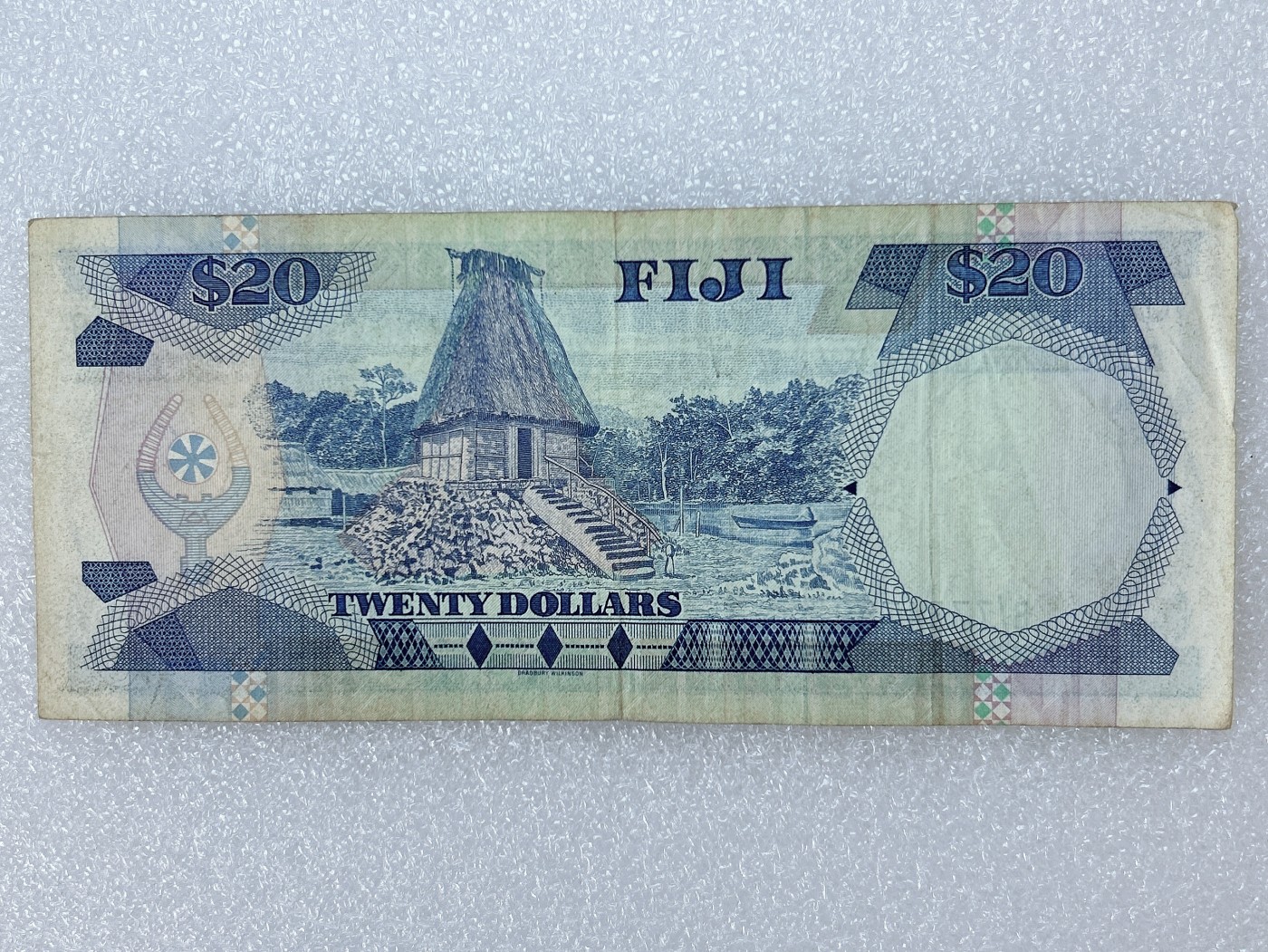 全场一元起拍 各国纸币专场 第34期 斐济20元纸币 八成新 号码7754799
