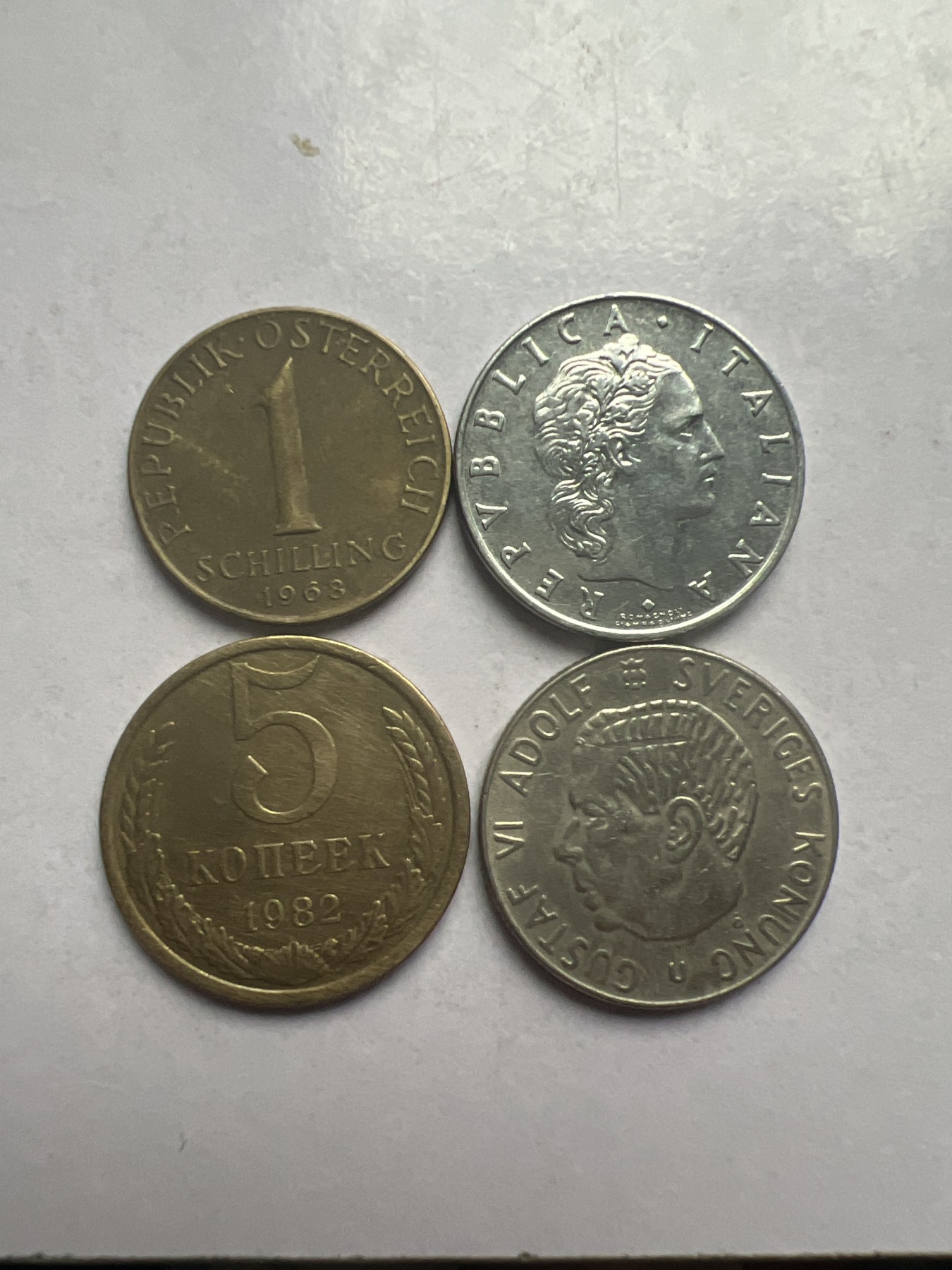 【易洋钱喜】第12场 外国硬币专场 0元起拍 满百包邮 欧洲散币4枚