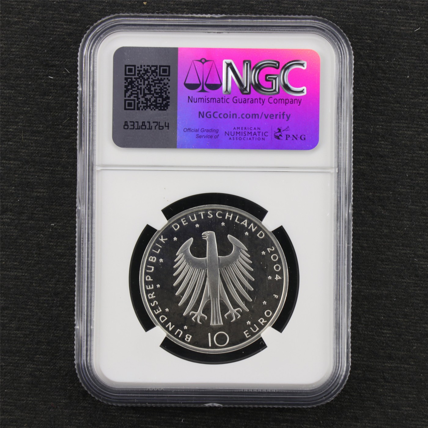 【亘邦集藏】第179期拍卖 2004年 德国银币10欧元 爱德华·莫里克 NGC PF67 6748697-023