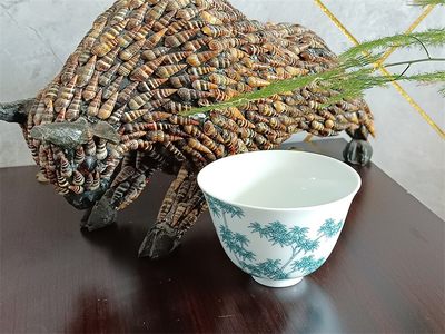 【从岸丰堂】高级景德镇精选粉彩节节高手工主人杯 - 【从岸丰堂】高级景德镇精选粉彩节节高手工主人杯