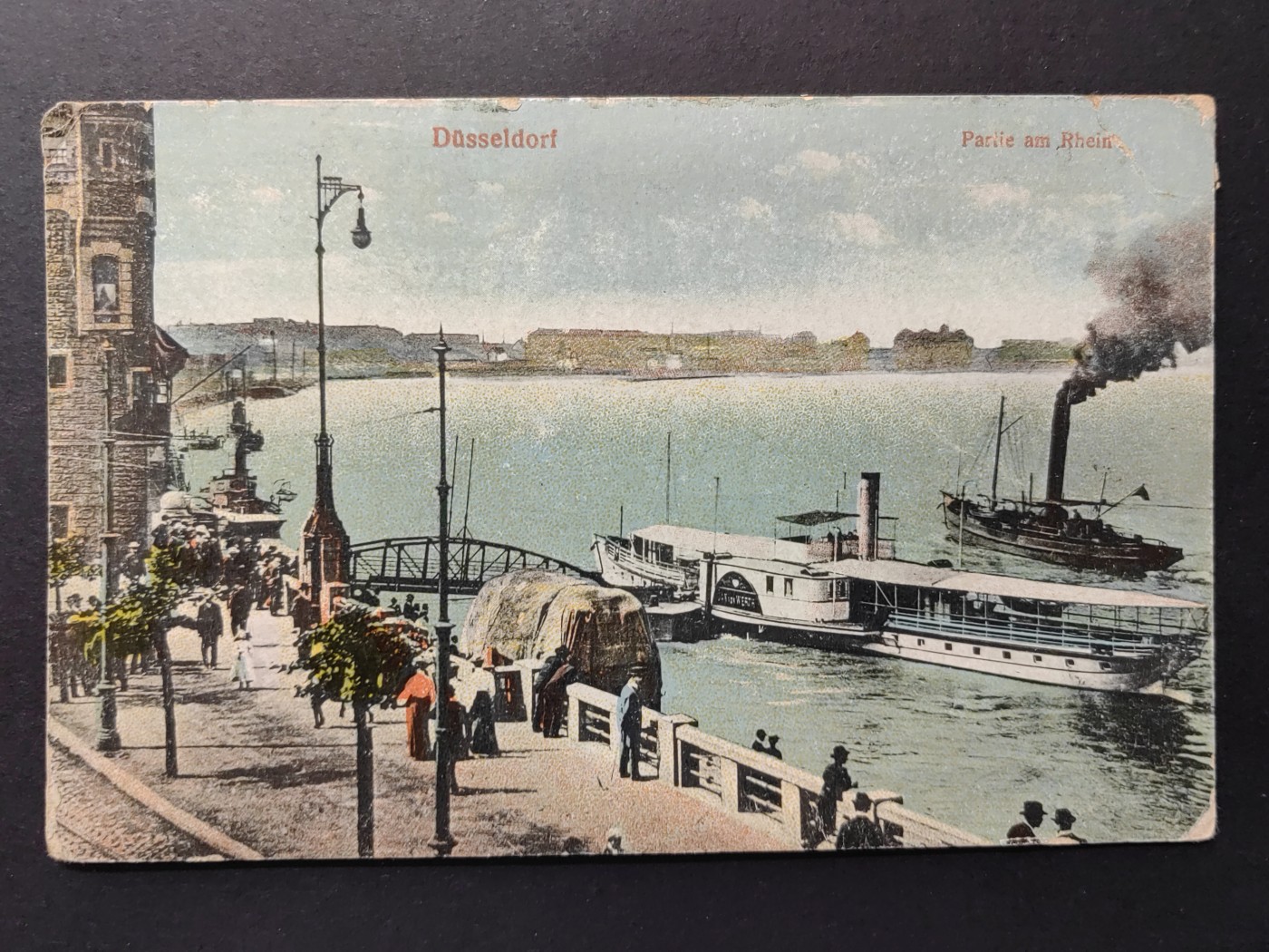 欧洲军邮片&欧洲片（拍卖）第②②场 军邮免邮资明信片（莱茵河上的船舶）