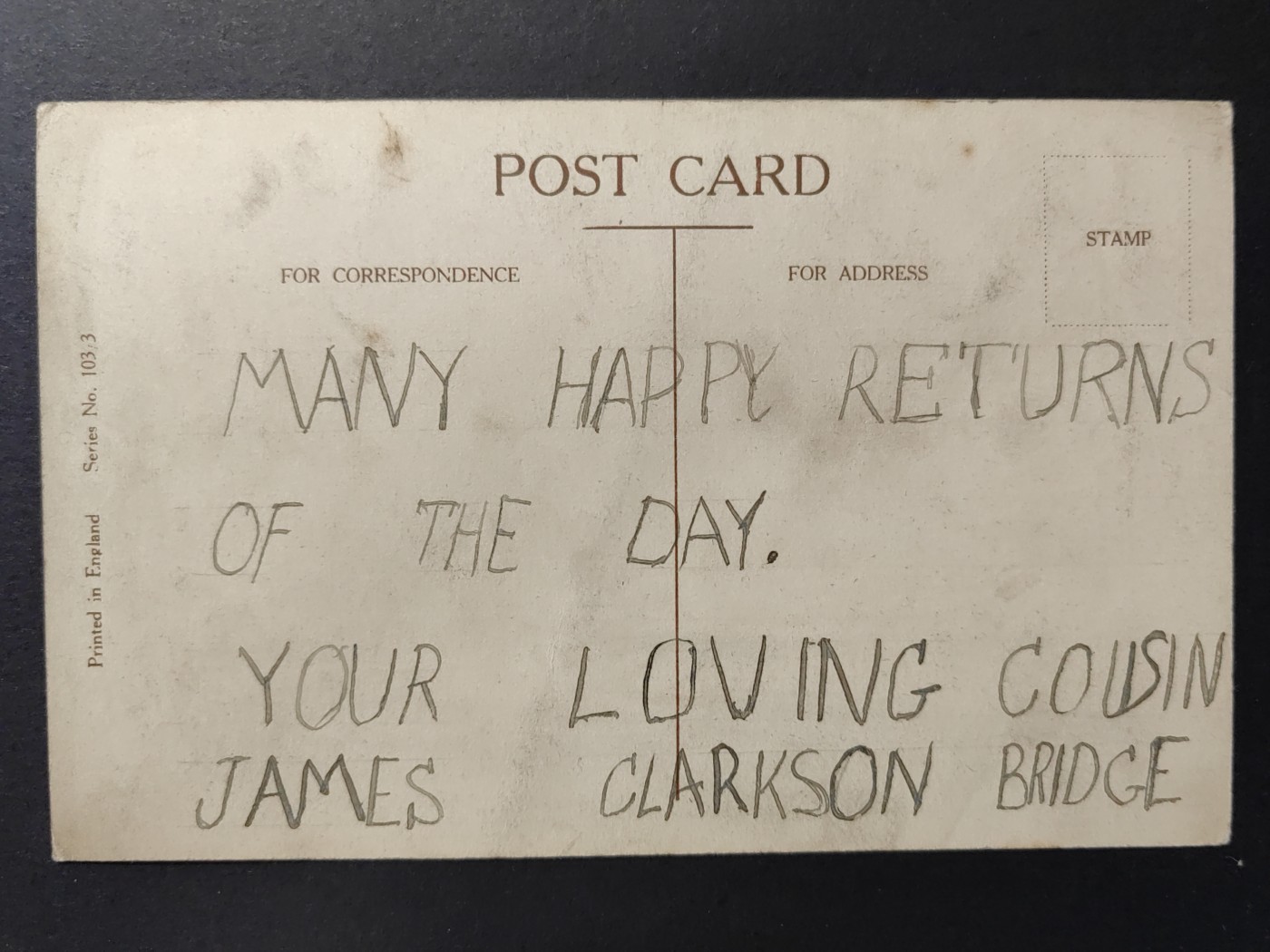 欧洲军邮片&欧洲片（拍卖）第②②场 明信片：（祝福卡）