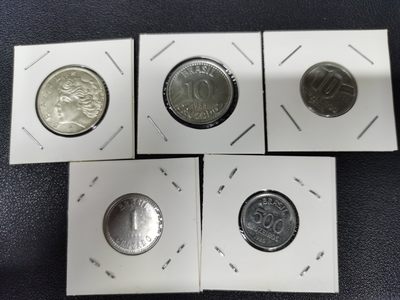 中外钱币 拍卖第8期 - 巴西  硬币一组  5个