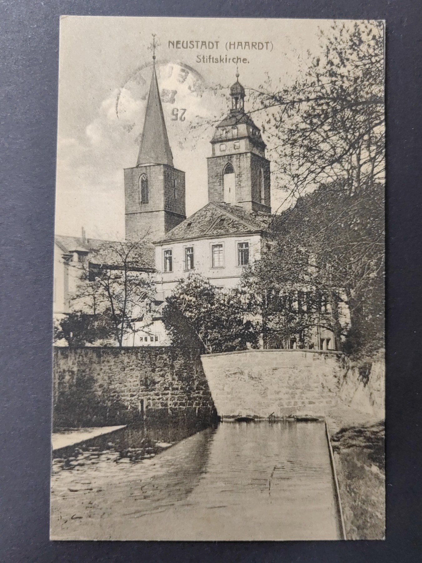 欧洲军邮片&欧洲片（拍卖）第②②场 军邮免邮资明信片（新城 （哈特） 学院教堂）