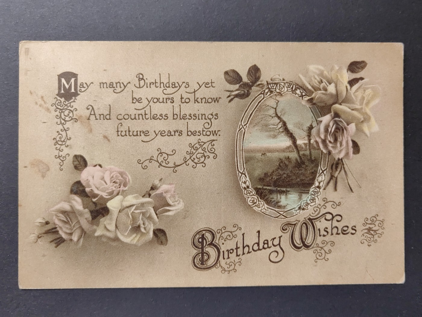 欧洲军邮片&欧洲片（拍卖）第②②场 明信片：（祝福卡）