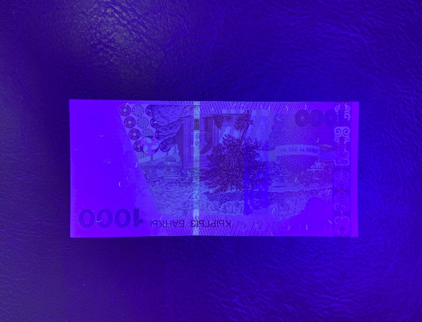 收藏联盟Quantum Auction 第302期拍卖  吉尔吉斯斯坦2000年1000索姆品相全新UNC 号码无347且双尾号00