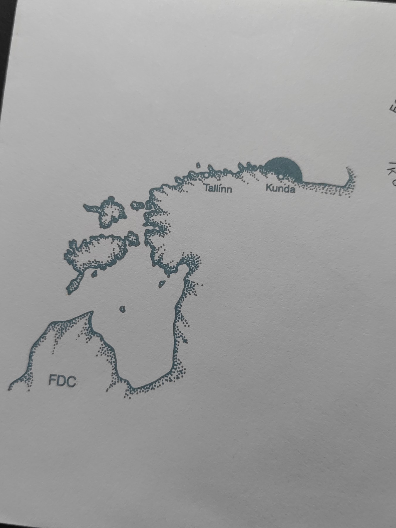 外国精品邮封（拍卖）第②③场 爱沙尼亚1998 灯塔地图