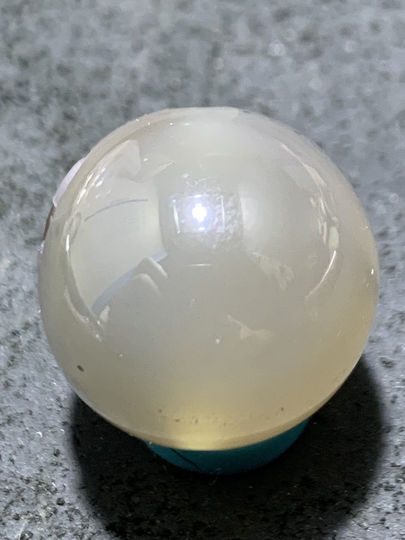 精美高玉化亚光一线海洋玉髓手工俏色巧雕一心向佛意境圆珠一个！